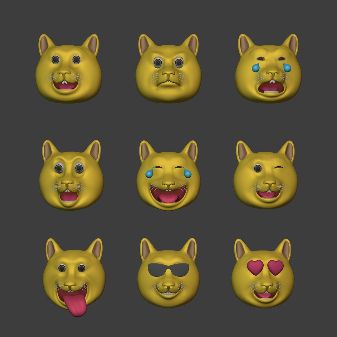 cat emoji icon 3D model https://p.turbosquid.com/ts-thumb/Q4/zoyB9c/kE/i2/jpg/1750544568/1920x1080/fit_q87/36fd2588d3ec4bae62ec392b08bf495ac260df29/i2.jpg
