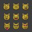 Icono de gato emoji