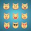 Icono de gato emoji