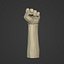 3D Fist - Hand--- Ready for 3D Printing