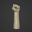 3D Fist - Hand--- Ready for 3D Printing