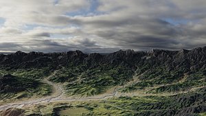 3D Mountain range 2