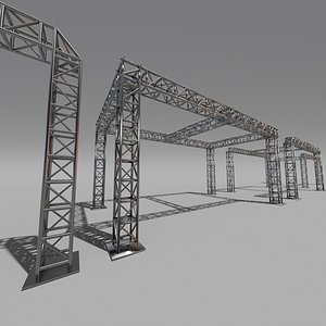 truss metal 3d model