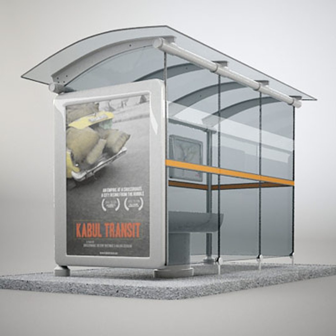 bus stop routemaster 3d model