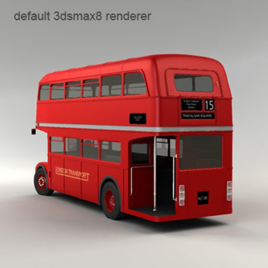 Bus Stop Routemaster 3d Model