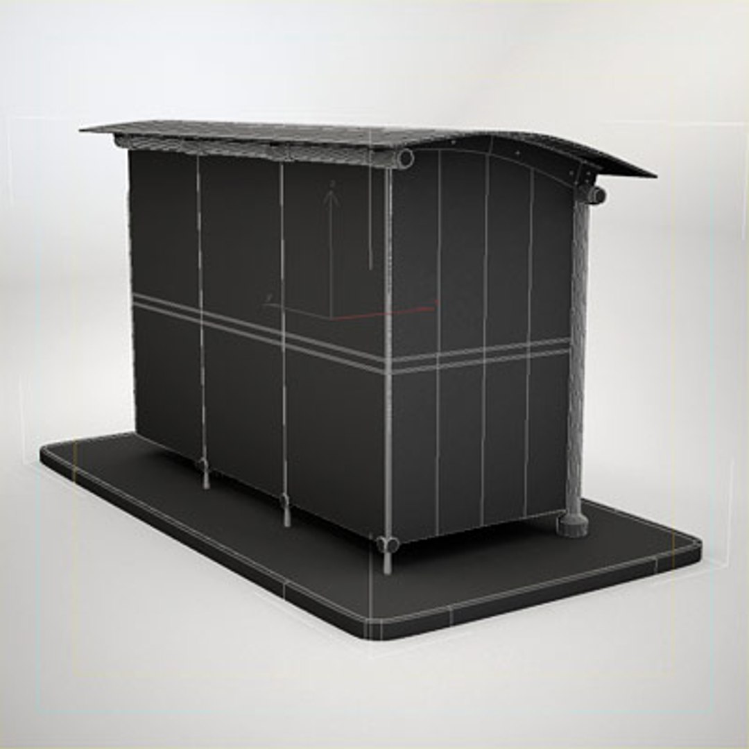 Bus Stop Routemaster 3d Model