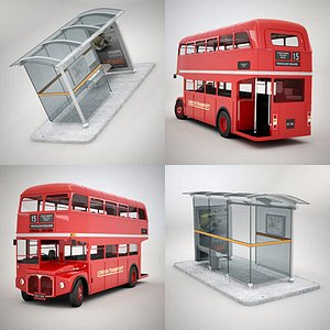 Routemaster and Bus Stop