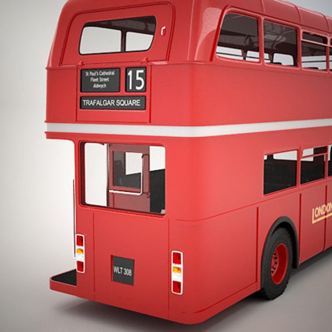 Bus Stop Routemaster 3d Model
