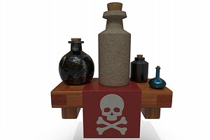 shelf poison 3D model