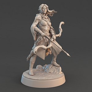 3D elf archer