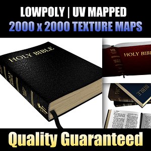 3d obj bible book