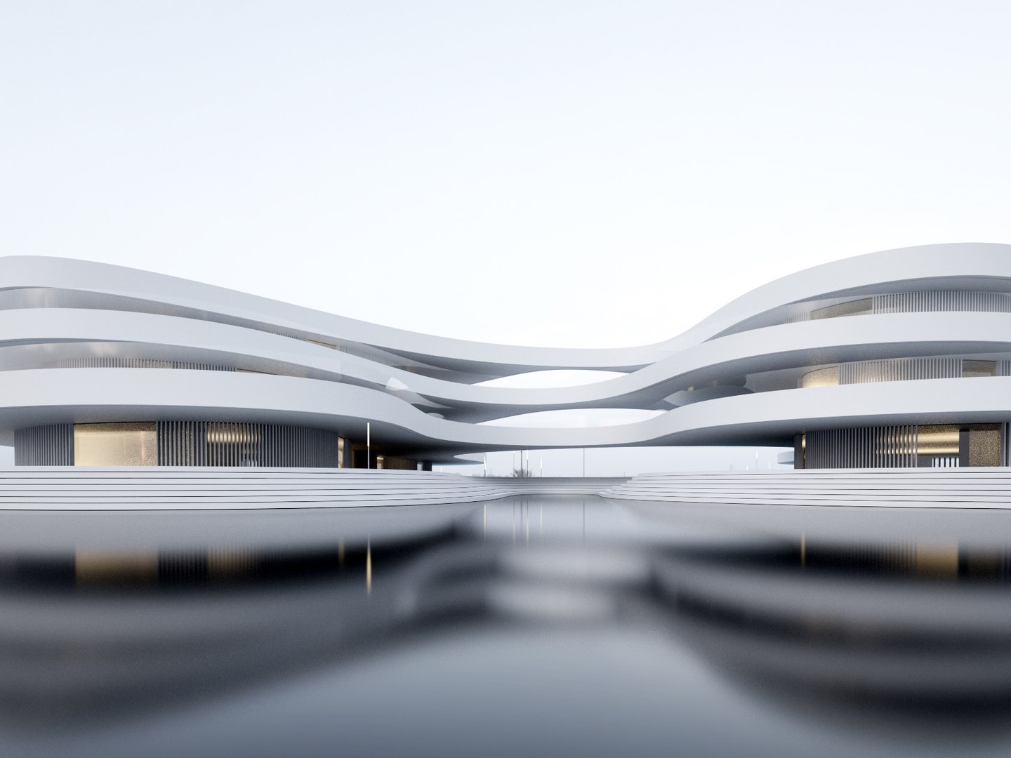 Building Office Model - TurboSquid 1423602