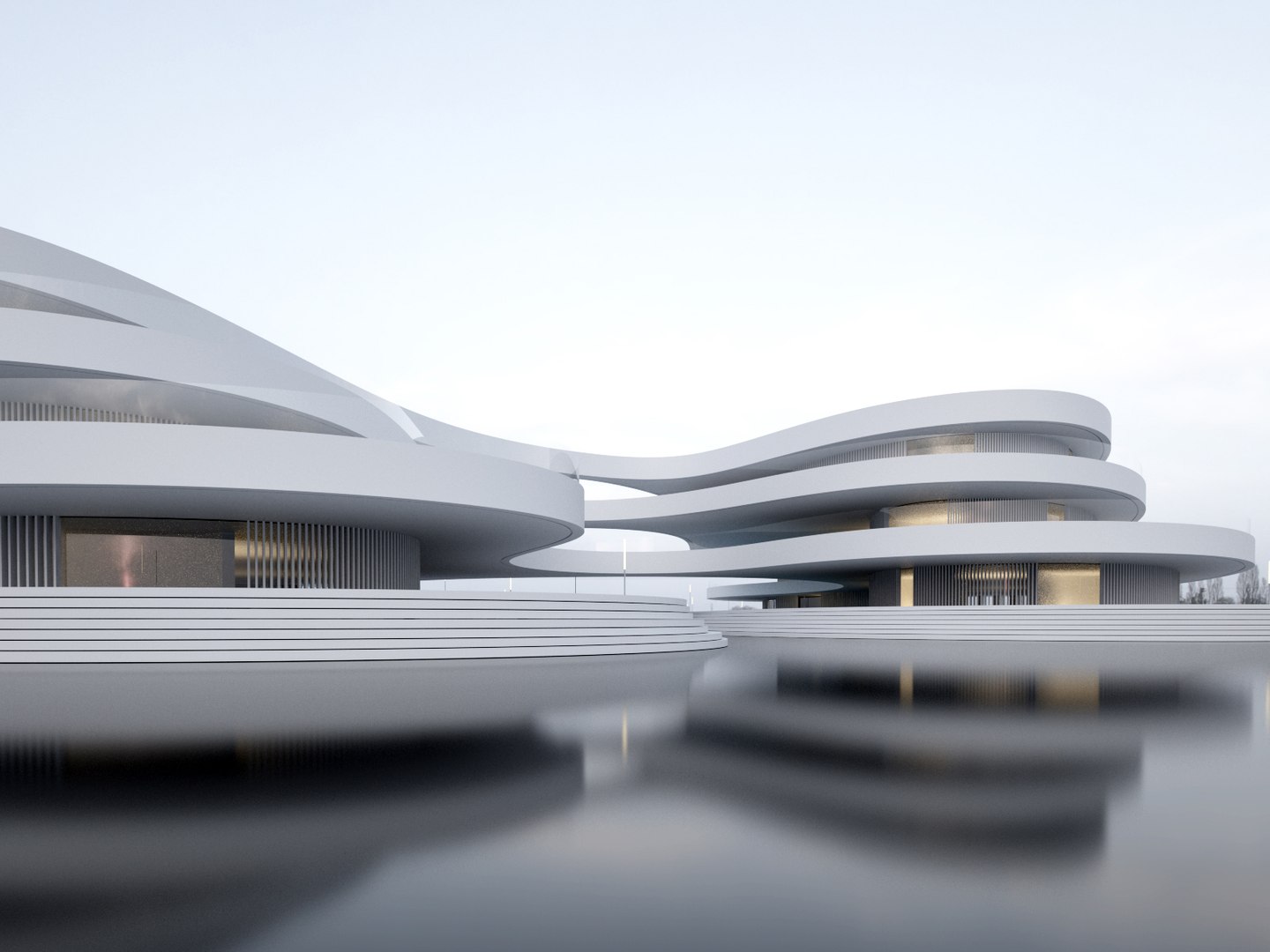 Building Office Model - TurboSquid 1423602
