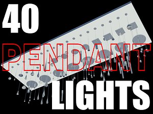 40 lights 3d max