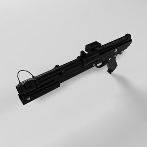 clone trooper gun star wars model