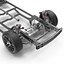 3ds car frame chassis 3