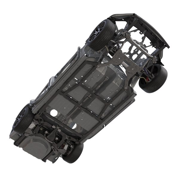 3ds car frame chassis 3