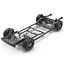 3ds car frame chassis 3