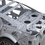 3ds car frame chassis 3