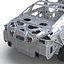 3ds car frame chassis 3