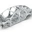3ds car frame chassis 3