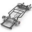 3ds car frame chassis 3