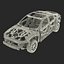 3ds car frame chassis 3
