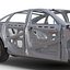 3ds car frame chassis 3