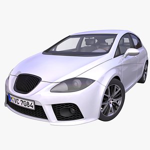 3D Generic European Hatchback model