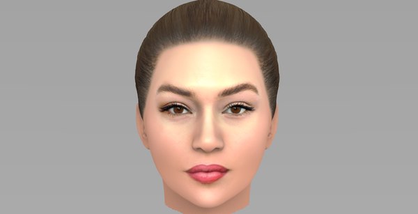 woman head 3D model