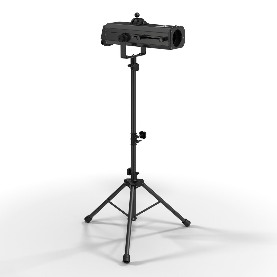 LED Followspot 75ST 3D Model 3D model preview