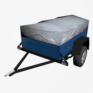 3d model trailer hindcarriage