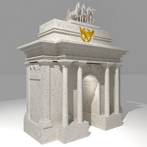 3D Roman Monument 4K model