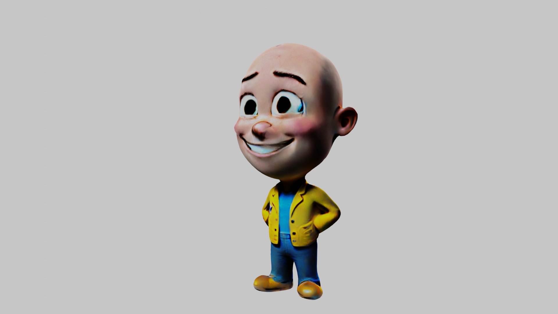 3D Bald Boy - TurboSquid 2129920