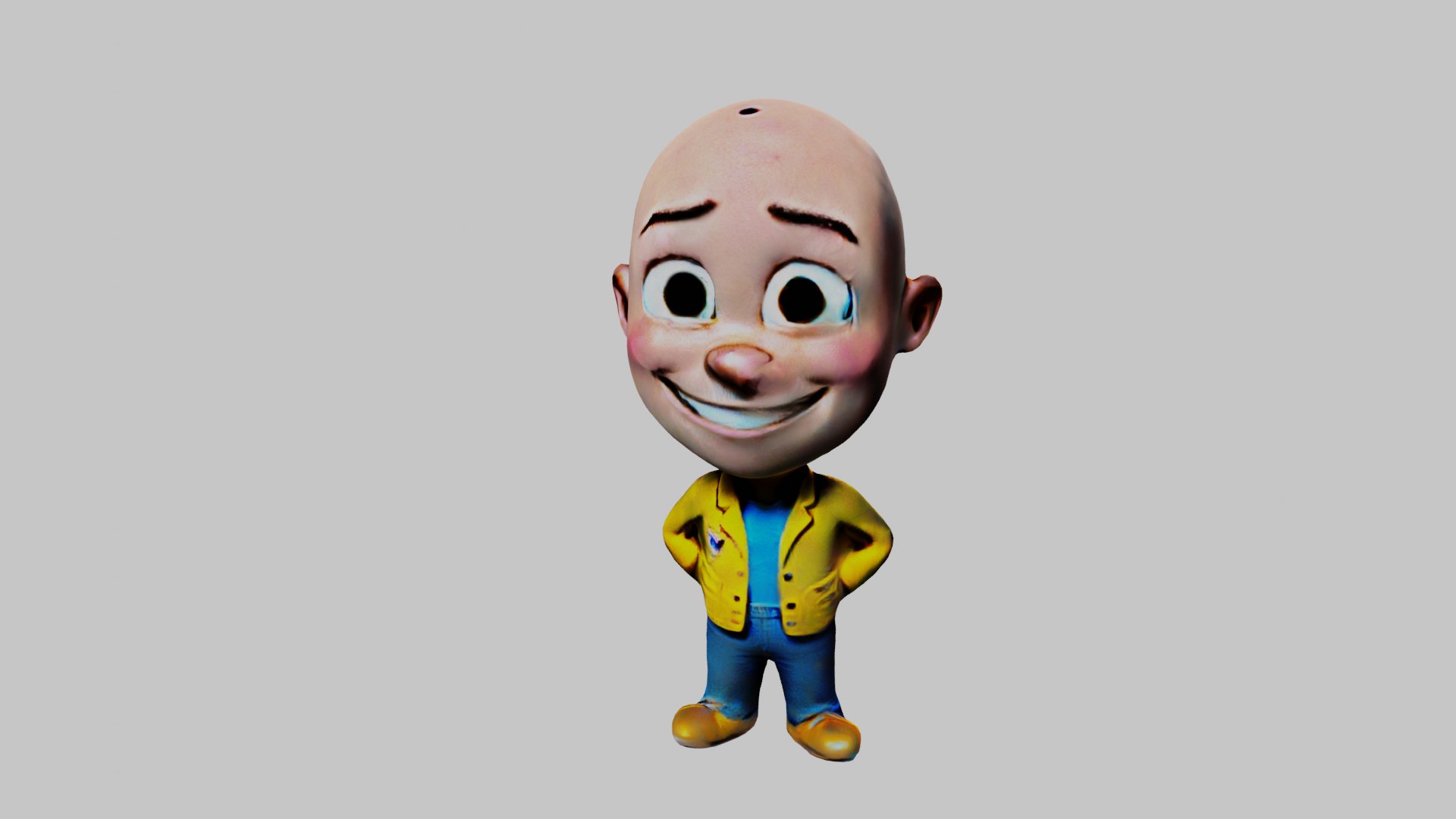 3D Bald Boy - TurboSquid 2129920