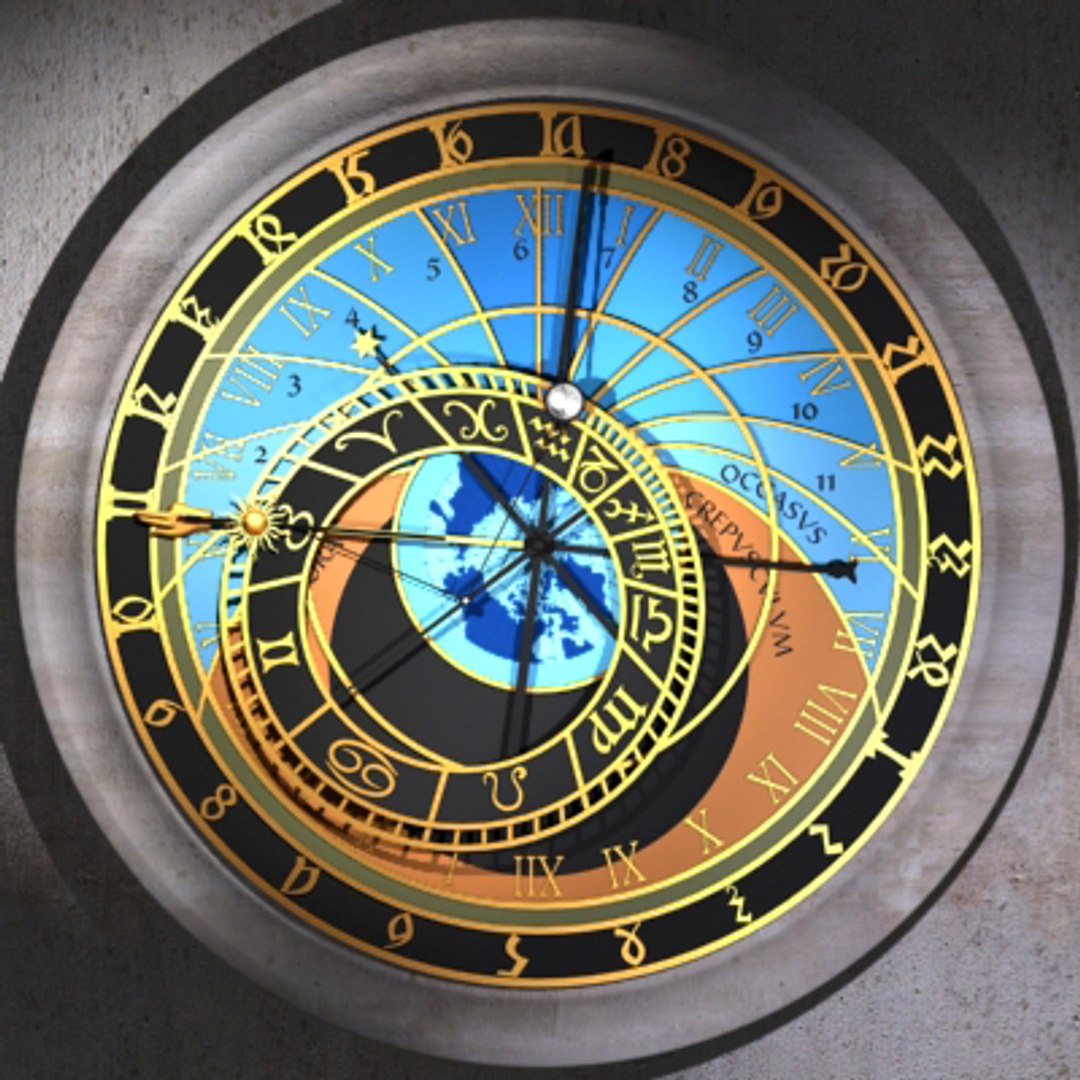 3d Astronomical Clock Model