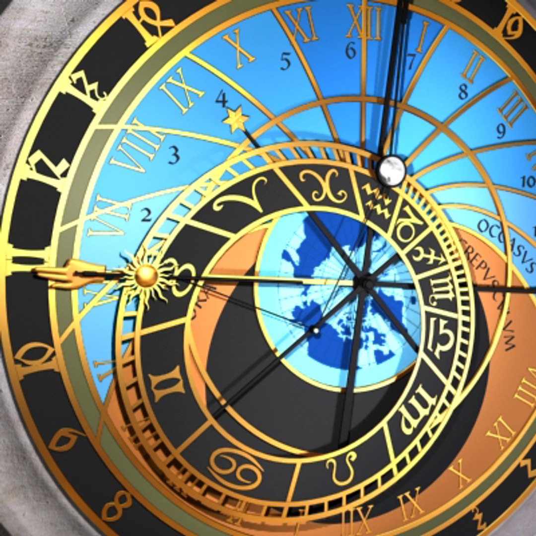 3d Astronomical Clock Model