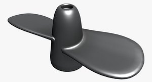 boat propeller 3d model