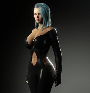 Leather Girl 3D