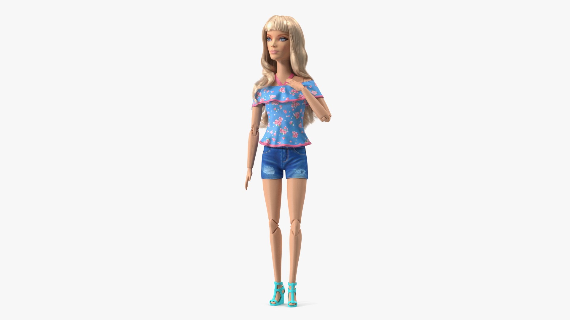 Barbie Doll Jeans Style(1) 3D model preview