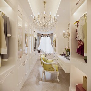 dressing room 3D model