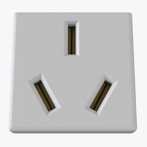chinese elecrical outlet generic 3d max