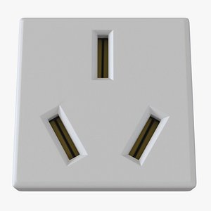 Chinese Electrical Outlet Generic 3D Model