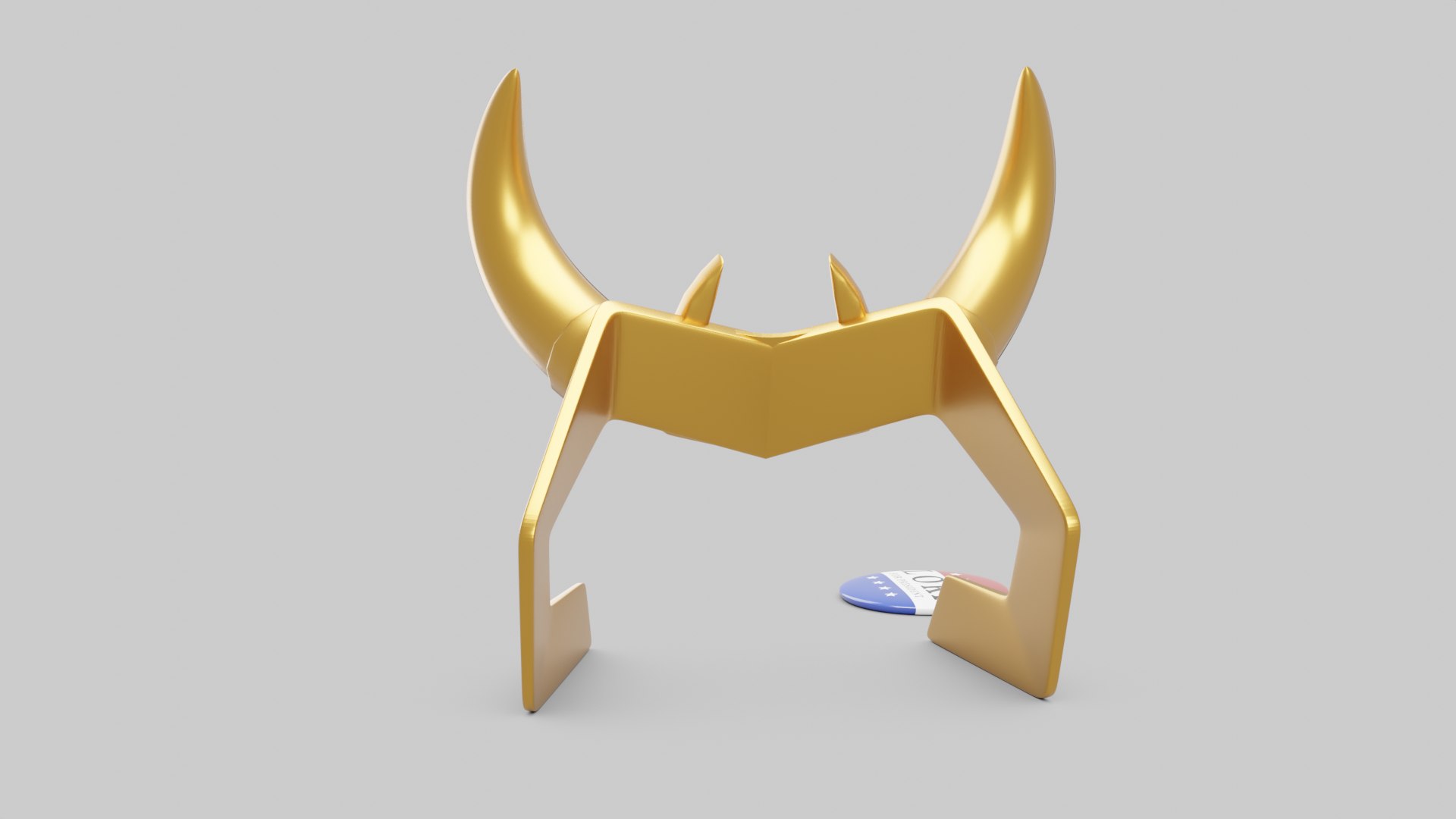 3D Model President Loki Helmet And Button - TurboSquid 1762857