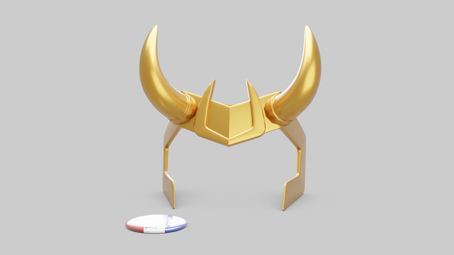 3D Model President Loki Helmet And Button - TurboSquid 1762857