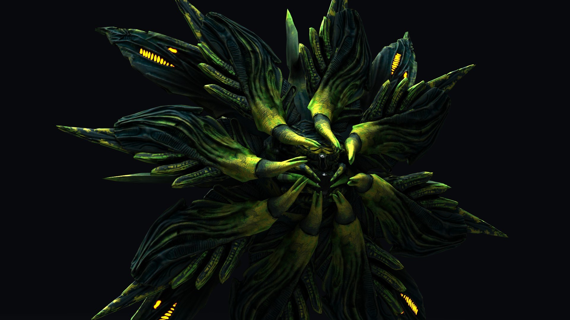 3D Thargoid Interceptors Model - TurboSquid 1730248