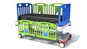 medical hospital bed children model