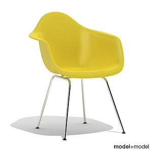 eames plastic armchair dax 3d model