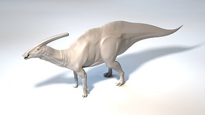 3D Parasaurolophus walkeri