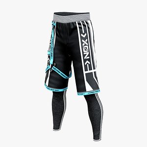 Techwear Sport Pants 3D model